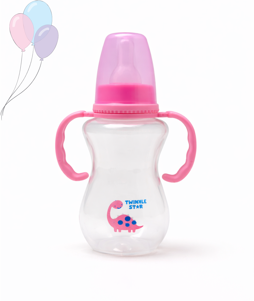 Transparent Baby Feeder - with handle (L / 270 ml)