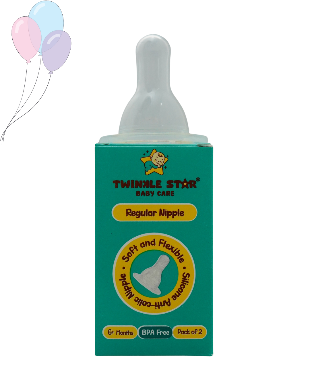 Standard Neck Nipple (4 Pcs pack)
