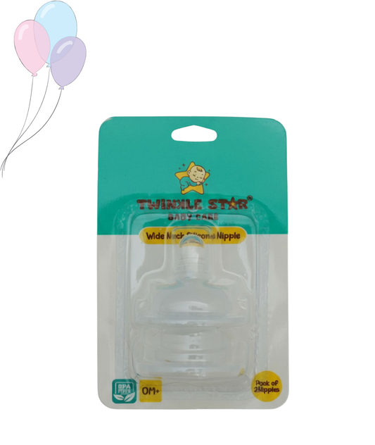 Wide Neck Feeder Nipple (2 Pcs pack)
