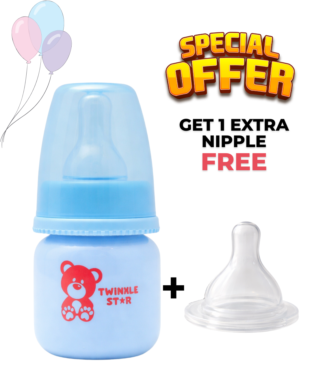 Zero Size Baby Feeder- Opaque (75 ml)