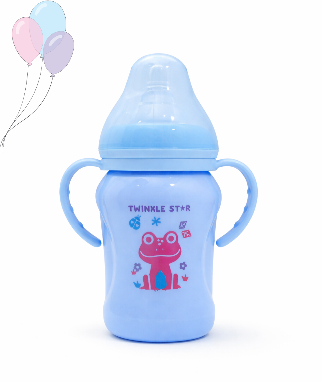 Wide Neck Opaque Baby Feeder- with handle (Medium / 180 ml)