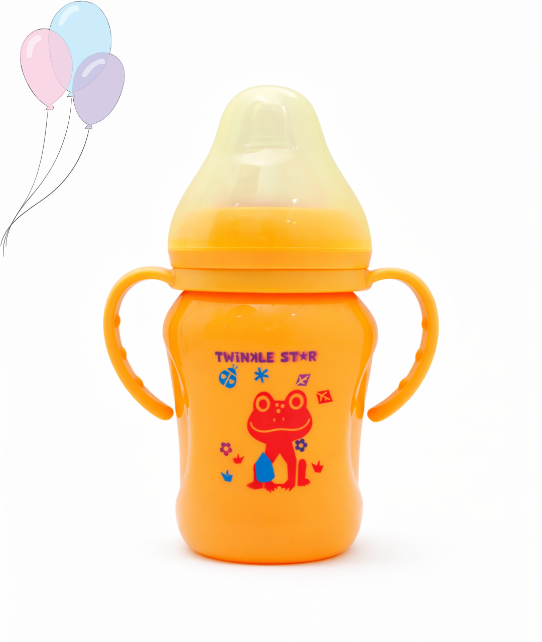 Wide Neck Opaque Baby Feeder- with handle (Medium / 180 ml)