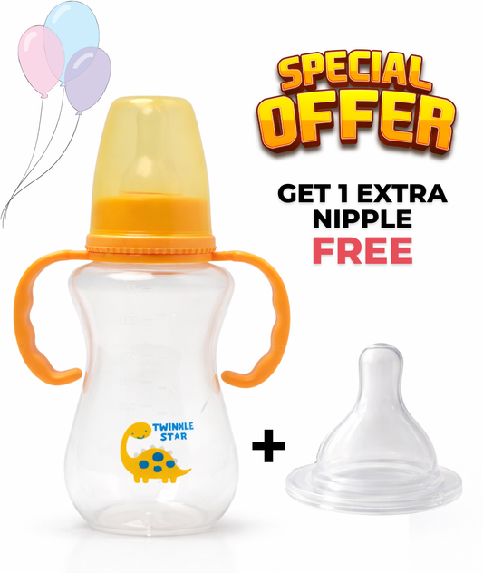 Transparent Baby Feeder - with handle (L / 270 ml)