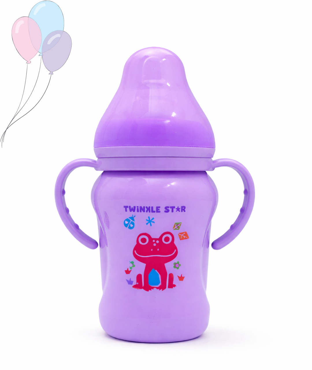 Wide Neck Opaque Baby Feeder- with handle (Medium / 180 ml)