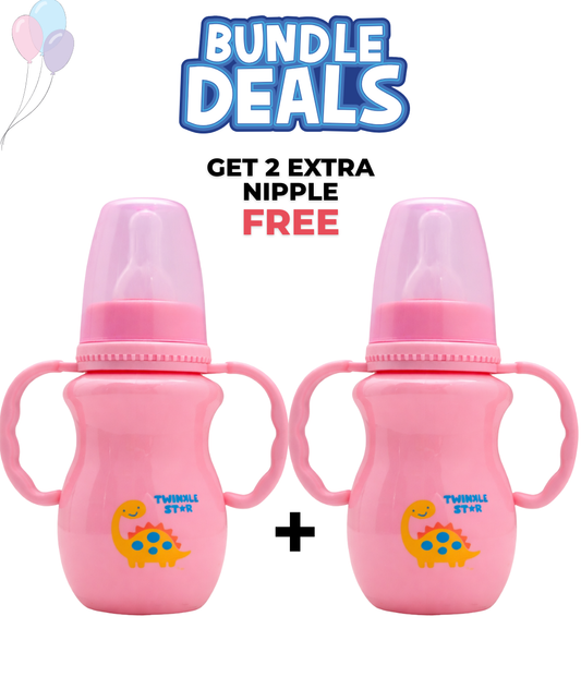 Opaque Feeder - with Handle Bundlle Pack (M / 150 ml)