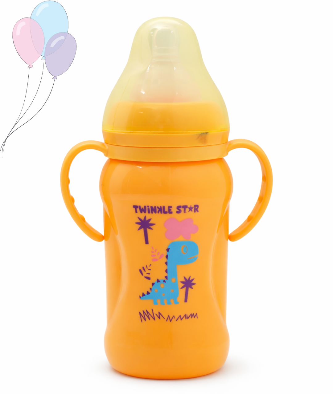Wide Neck Opaque Baby Feeder- with handle (Large / 270 ml)