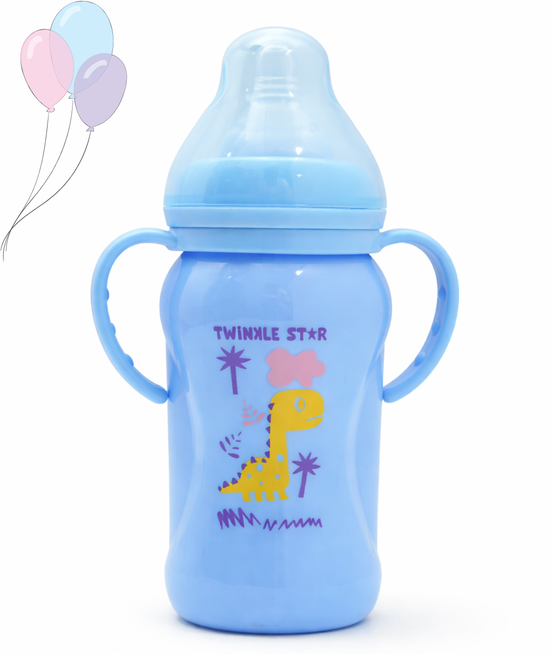 Wide Neck Opaque Baby Feeder- with handle (Large / 270 ml)