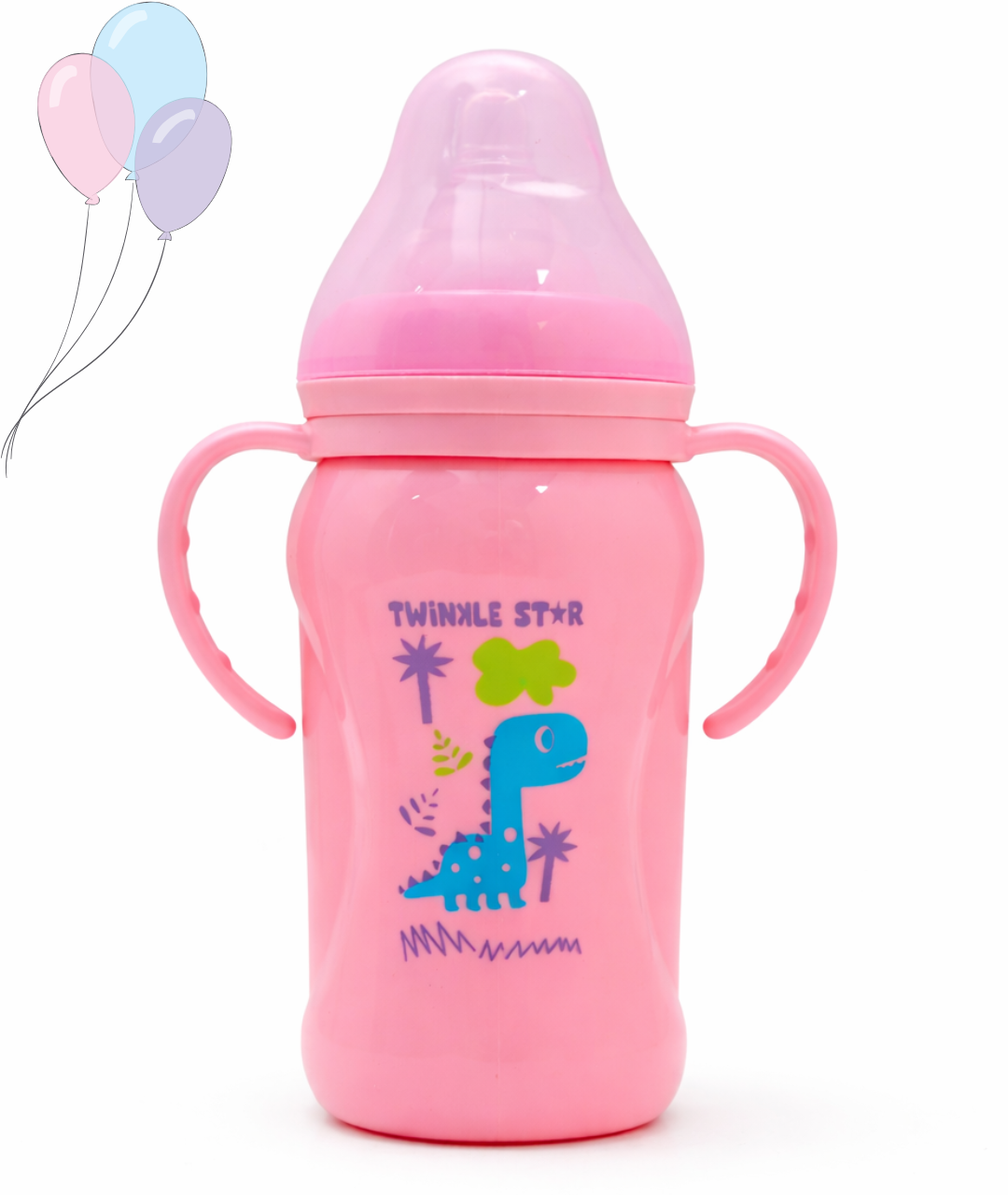 Wide Neck Opaque Baby Feeder- with handle (Large / 270 ml)